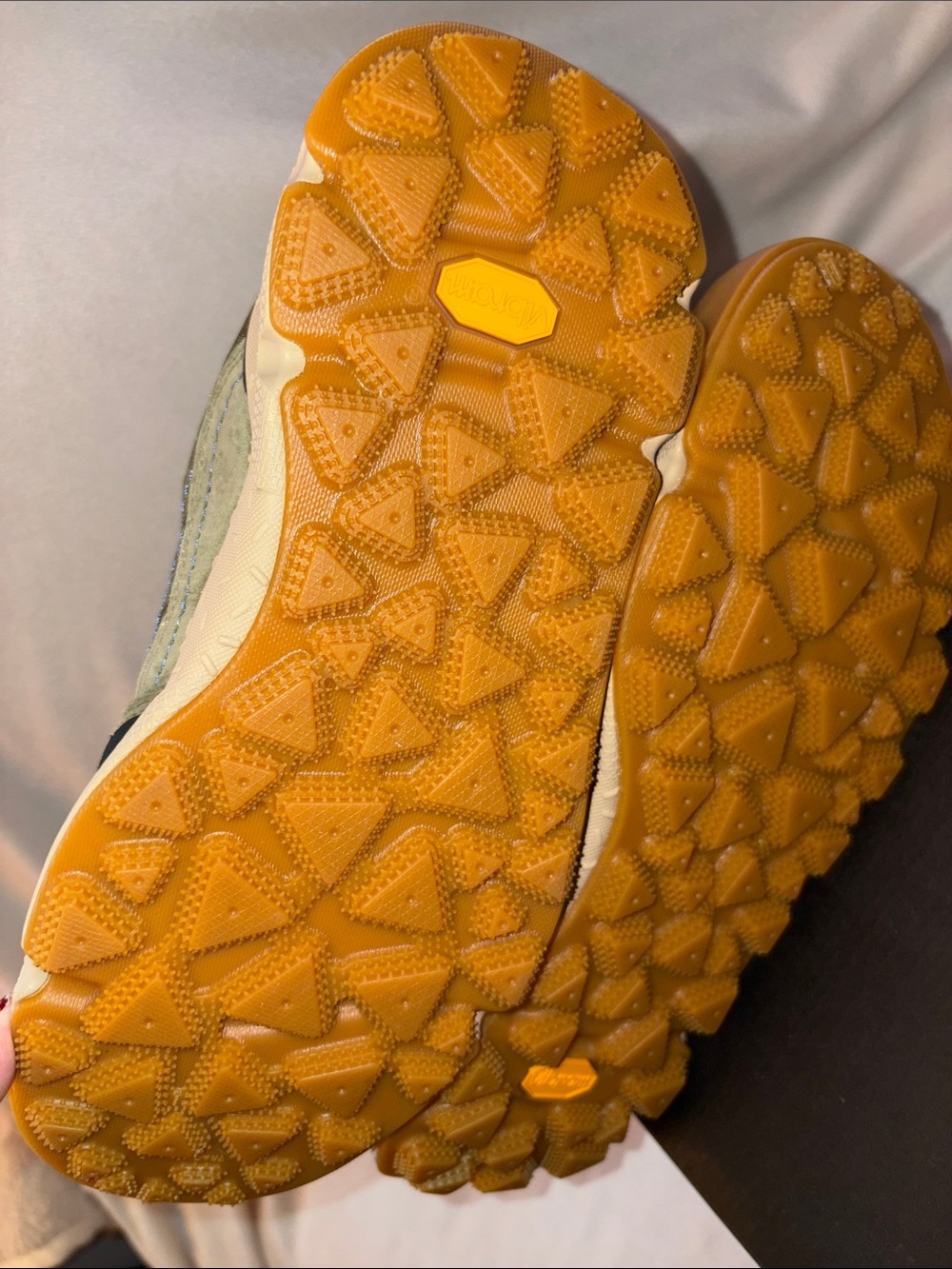 NWT Flower Mountain IWANO 2 UNI Suede and technical fabric sneakers - Military - Picture 16 of 16